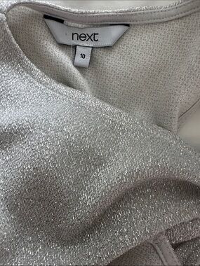 next Silver Shimmer Tank Top